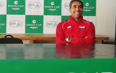 Бившият №52 в световната ранглиста Рамон Делгадо беше в отлично настроение по време на днешната си пресконференция в Борисовата градина като капитан на Парагвай.