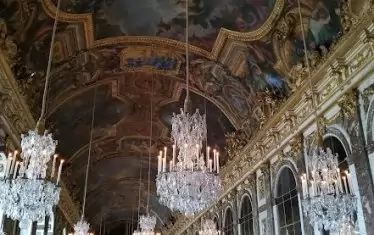  Версай - Огледалната зала в двореца