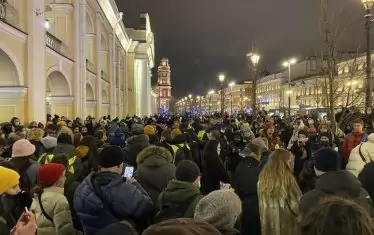  Протест в Санкт Петербург