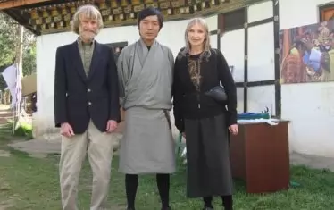 Полард по време на едно от посещенията си в Бутан.