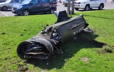  Снарядът, за който руснаците твърдят, че е украински, понеже на него пише "За детей"