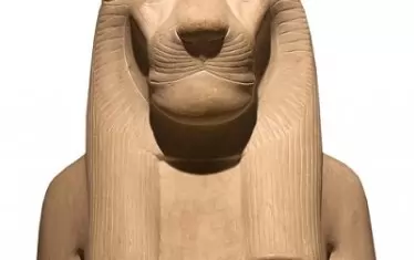 Едно от многобройните изображения на богинята Бастет.