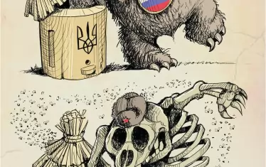 Руската мечка и украинският кошер