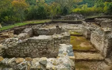  Редица от помещения в крепостта.