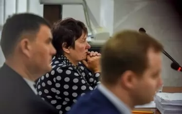  Катерина Шелипова в съда в Киев. Тя не вярва в покаянието на Вадим, но и не желае смъртта му. "Та той е дете!", казва Шелипова