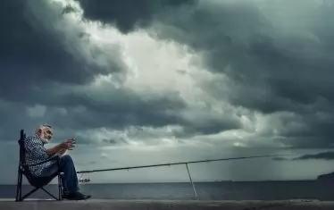 В обектива: един опитен морски вълк.