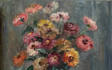  Невена Трънкова (1899-1986), "Ваза с цветя", 40-те години на ХХ век.
