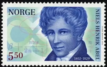 В Норвегия има марка с лика на гениалния математик.