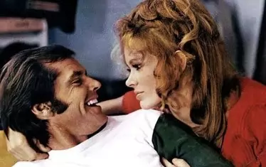  Джак Никълсън и Карън Блек във филма "Пет леки пиеси".