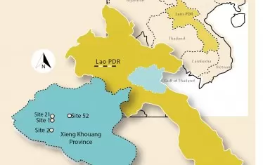  Долината е в провинция Сиянкоанг (в синьо).