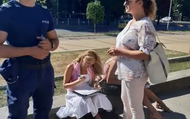 Общинари и полиция в действие