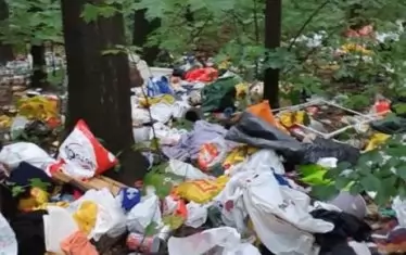  На входа на Ловния парк расте все по-голямо незаконно сметище.