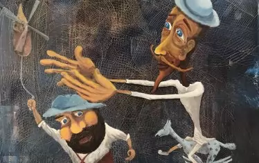  Дон Кихот е често срещан персонаж в картините на Зуека.