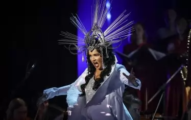  Сопраното пя за юбилея си в Кремъл.