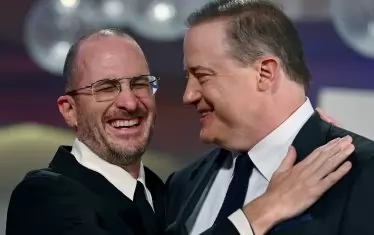  Брендън Фрейзър (вдясно) и режисьорът Дарън Аронофски