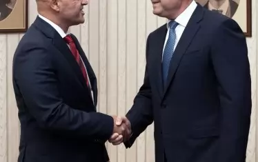 Румен Радев с Димитър Ковачевски.