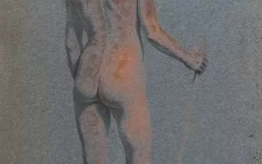 "Голо мъжко тяло в гръб", 10-те години на ХХ век.