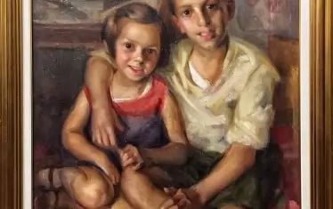  Вера Иванова-Петрова (1906–1933) „Деца“, началото на 30-те години на ХХ век маслени бои върху платно, 77 х 67 см Частно притежание