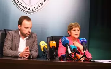 Градският прокурор Илиана Кирилова и заместникът й Иво Илиев.