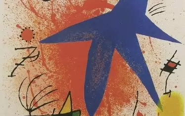  Хуан Миро, "Синя звезда"