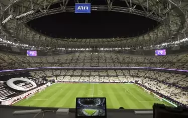 "Лусаил Айконик Стейдиъм" отвътре. Стадионът ще приеме 6 двубоя от груповата фаза, по един 1/8-финал, 1/4-финал и 1/2-финал, както и финала на Мондиал 2022.