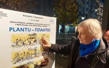 Карикатурите на Плантю са разбираеми без думи и затова е толкова популярен по света, но той с охота разказва тяхната история.