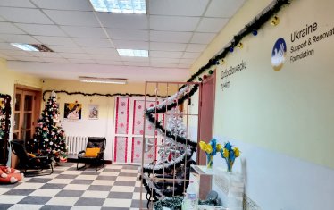 ... а в следващите няколко кадъра можете да разгледате как изглеждаше изоставената белодробна болница, когато "щедро" бе предоставена на бежанците през март.