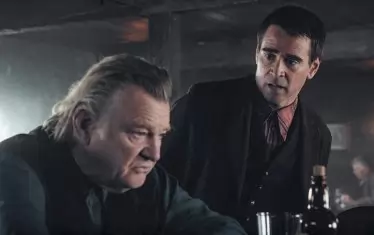  Колин Фарел (вдясно) с Брендън Глийсън в "Баншитата от Инишърин".