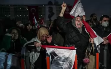 Привържениците на Имамоглу протестират