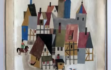 Част от корицата за първото издание Андерсенови приказки - 1965 г.