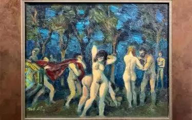  Иван Кирков, „Партизанска поляна“, 
39 Х 46 см
Колекция „Иван Кирков” НБУ