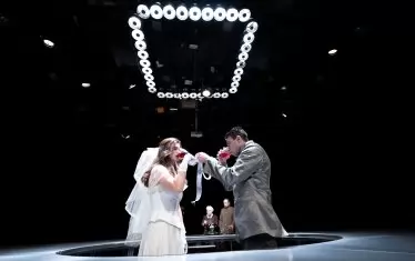  Младоженците на Елена Иванова и Стелиан Радев.