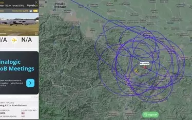 Полетът на картата на картата на flightradar24