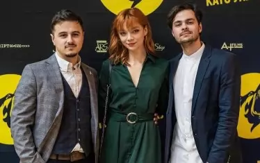 С партньорите от "Шекспир..." - Васил Илиев и Владислав Стоименов.