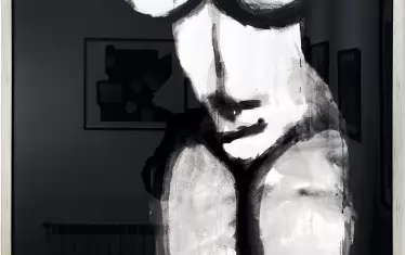  Голо тяло, рисунка темпера, 2021 г. 