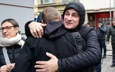 Христо Гърбов и съпругата му - кинорежисьорката Иглика Трифонова.