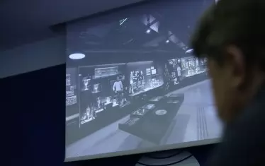 В началото на презентацията бяха показани снимки от музеите на чуждестранни футболни клубове...