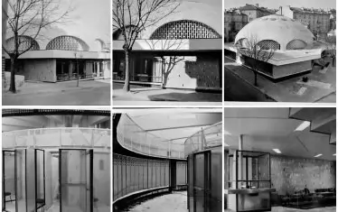  Така е изглеждала банята малко след построяването й.