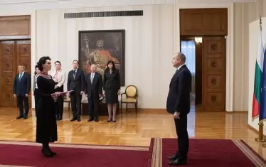 Олеся Илашчук също се представи пред държавния глава.