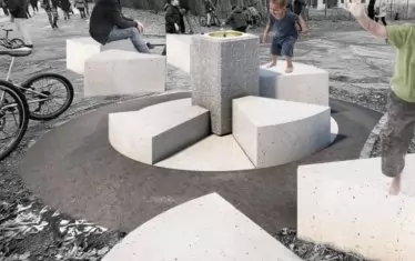  Това е проектът, който от "Ърбид" предлагат да дарят на Столична община заедно с 2 000 лв.и труд за безплатно възстановяване на чешмичката. 