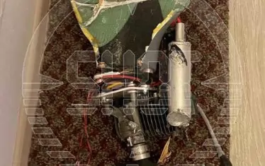  Останки от дрона, влетял в апартамент в Москва