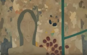  Един от по-изчистените от конкретни подробности портрети на художника.