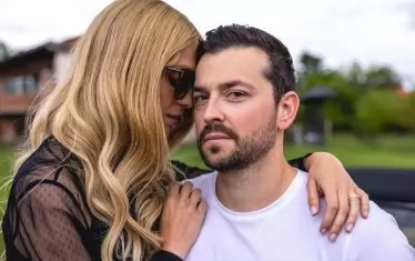  С Луиза Григорова в "Игра на доверие".