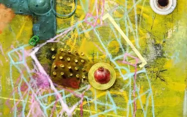  Сравняват художника с алхимик, който пренася д зрителя златото като тайна, а не като формула.