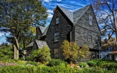 ''Вещерска'' къща в Сейлъм, Масачузетс.