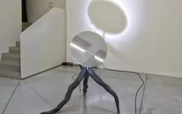 Людмила Миланова, "Дървото на зрението", кинетична светлинна инсталация.  