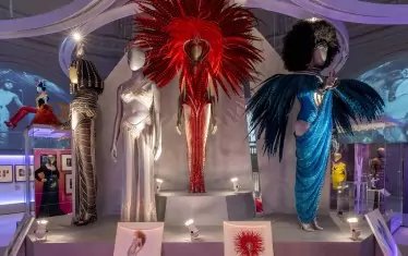 Сценични костюми на Шер.