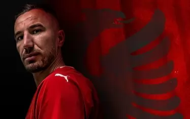 Албанският национал Ерденис Гурища беше представен официално като нов играч на "ЦСКА 1948".