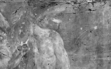  Техническият анализ разкрива етапите, в които е работил художникът. 