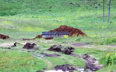 Резонна картина при строеж на планинска поляна.